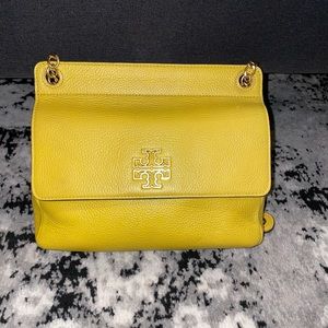 Tory Burch yellow crossbody/shoulder bag